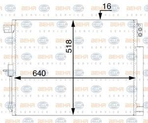 Chłodnica klimatyzacji Mahle-Behr